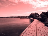 lake in pink